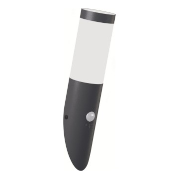 Brilagi - Venkovní nástěnná lampa se senzorem pohybu ELIA 1xE27/20W/230V IP44 antracit
