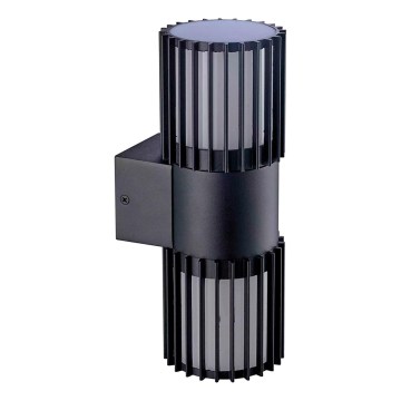 BRILAGI - Venkovní nástěnné svítidlo ARMOR 2xGU10/35W/230V IP44 černá