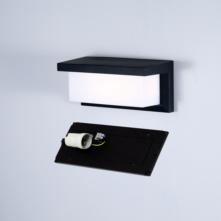 Brilagi - Venkovní nástěnné svítidlo BRICKY 1xE27/60W/230V černá IP54