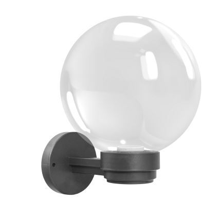 Brilagi - Venkovní nástěnné svítidlo HARBOR 1xE27/40W/230V IP33 antracit/čirá