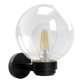 Brilagi - Venkovní nástěnné svítidlo HARBOR 1xE27/40W/230V IP33 černá/čirá