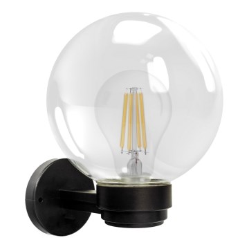 Brilagi - Venkovní nástěnné svítidlo HARBOR 1xE27/40W/230V IP33 černá/čirá