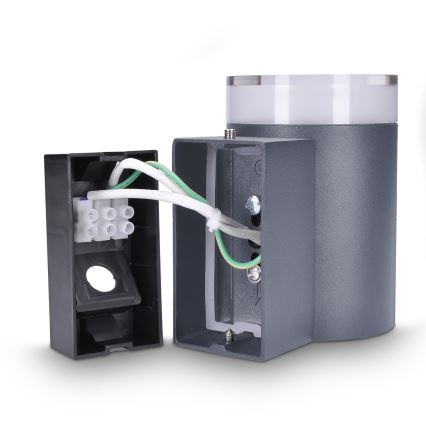 Brilagi - Venkovní nástěnné svítidlo MATERA 1xGU10/30W/230V antracit IP54