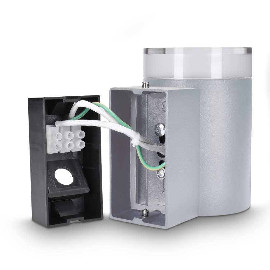 Brilagi - Venkovní nástěnné svítidlo MATERA 1xGU10/30W/230V šedá IP54