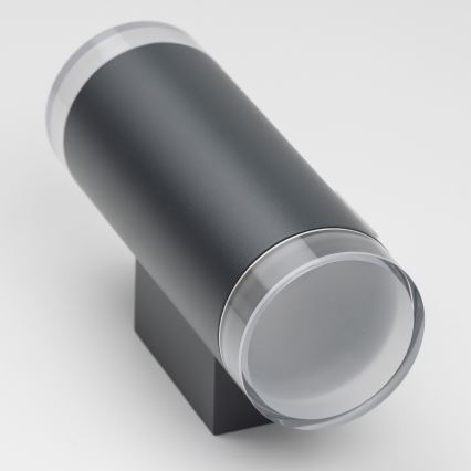 Brilagi - Venkovní nástěnné svítidlo MATERA 2xGU10/30W/230V antracit IP54