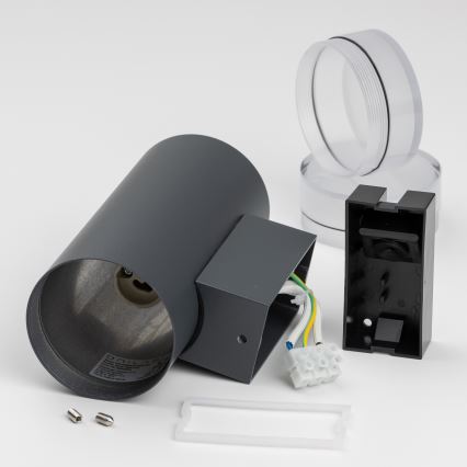 Brilagi - Venkovní nástěnné svítidlo MATERA 2xGU10/30W/230V antracit IP54