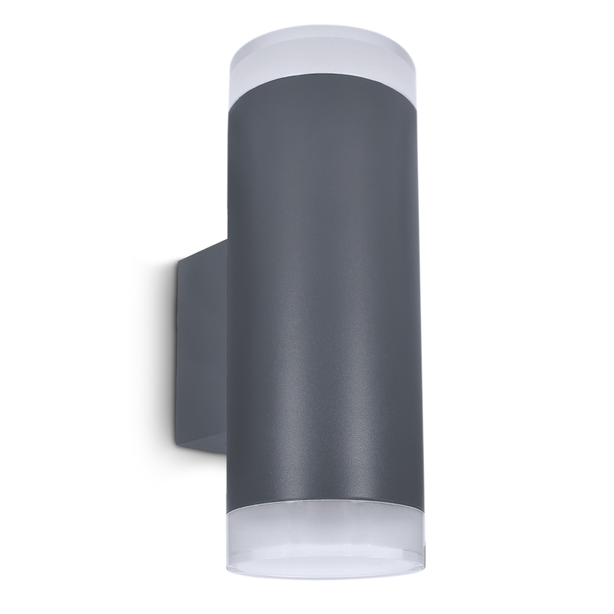 Brilagi - Venkovní nástěnné svítidlo MATERA 2xGU10/30W/230V antracit IP54