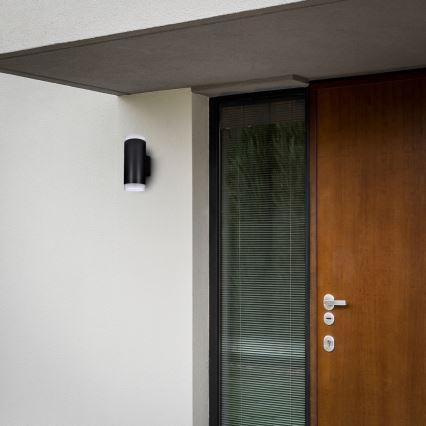 Brilagi - Venkovní nástěnné svítidlo MATERA 2xGU10/30W/230V černá IP54
