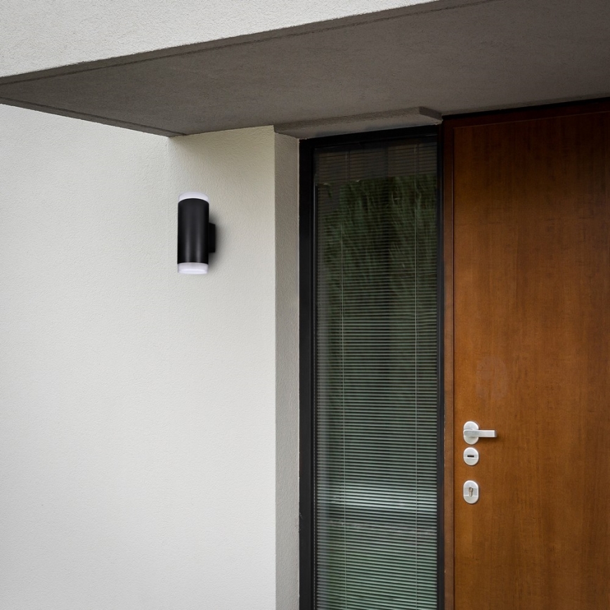 Brilagi - Venkovní nástěnné svítidlo MATERA 2xGU10/30W/230V černá IP54