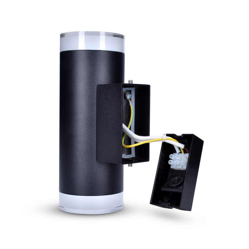 Brilagi - Venkovní nástěnné svítidlo MATERA 2xGU10/30W/230V černá IP54