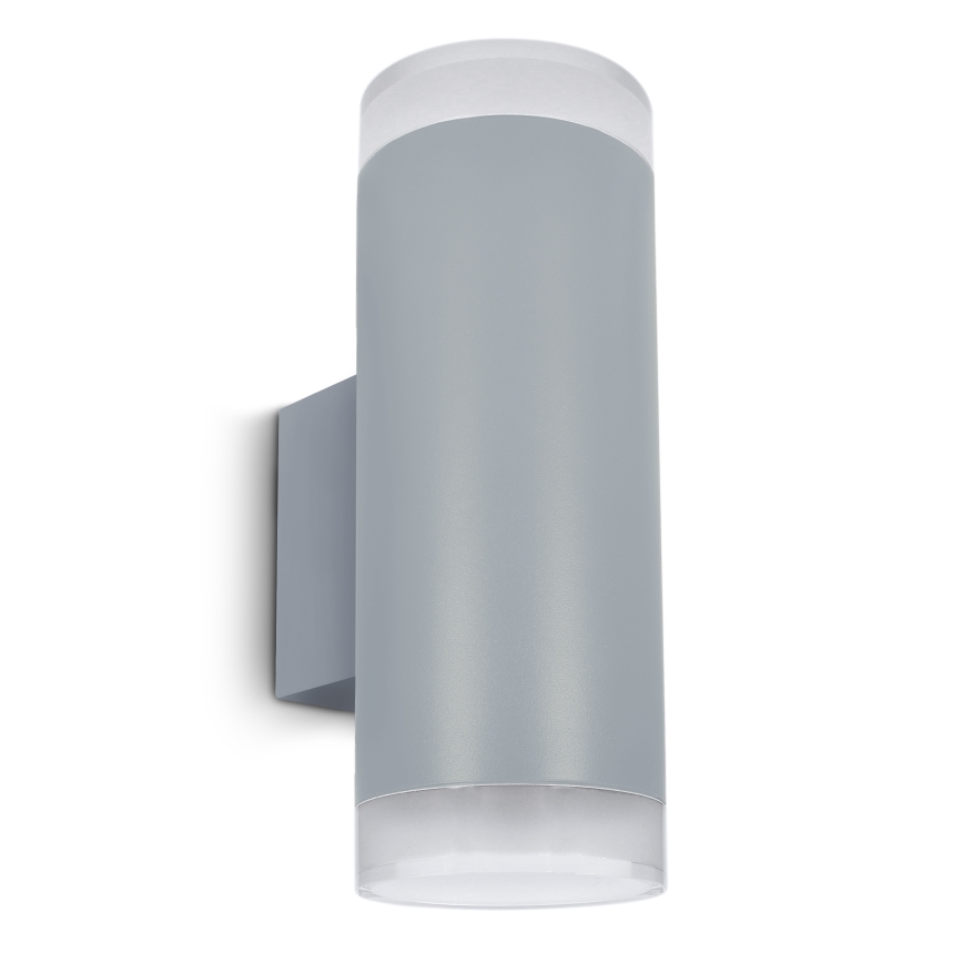 Brilagi - Venkovní nástěnné svítidlo MATERA 2xGU10/30W/230V šedá IP54