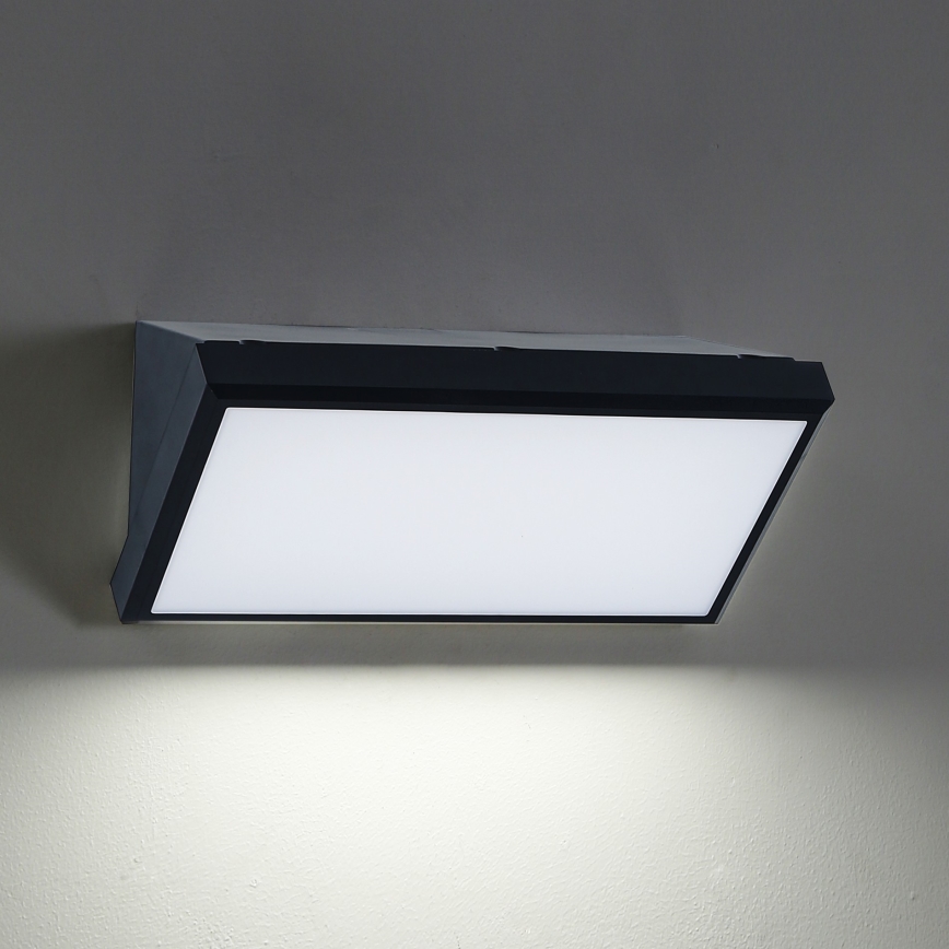 Brilagi - Venkovní nástěnné svítidlo TRIANGLE 1xE27/60W/230V černá IP65