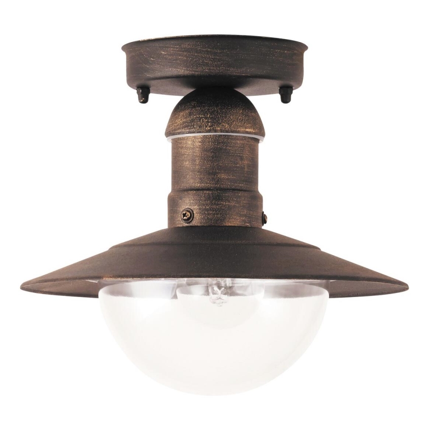 Brilagi - Venkovní stropní svítidlo MOLDE 1xE27/60W IP44 bronzová/patina