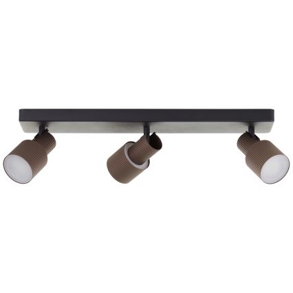 Brilliant - LED Bodové svítidlo CADIZ 3xGU10/5W/230V bronzová