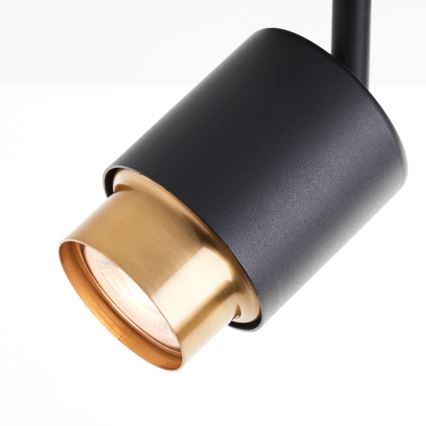 Brilliant - LED Bodové svítidlo COVELO 2xGU10/5W/230V černá/zlatá