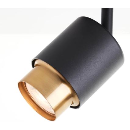 Brilliant - LED Bodové svítidlo COVELO 3xGU10/5W/230V černá/zlatá