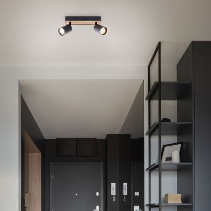 Brilliant - LED Bodové svítidlo JELLO 2xGU10/4,5W/230V borovice - FSC certifikováno