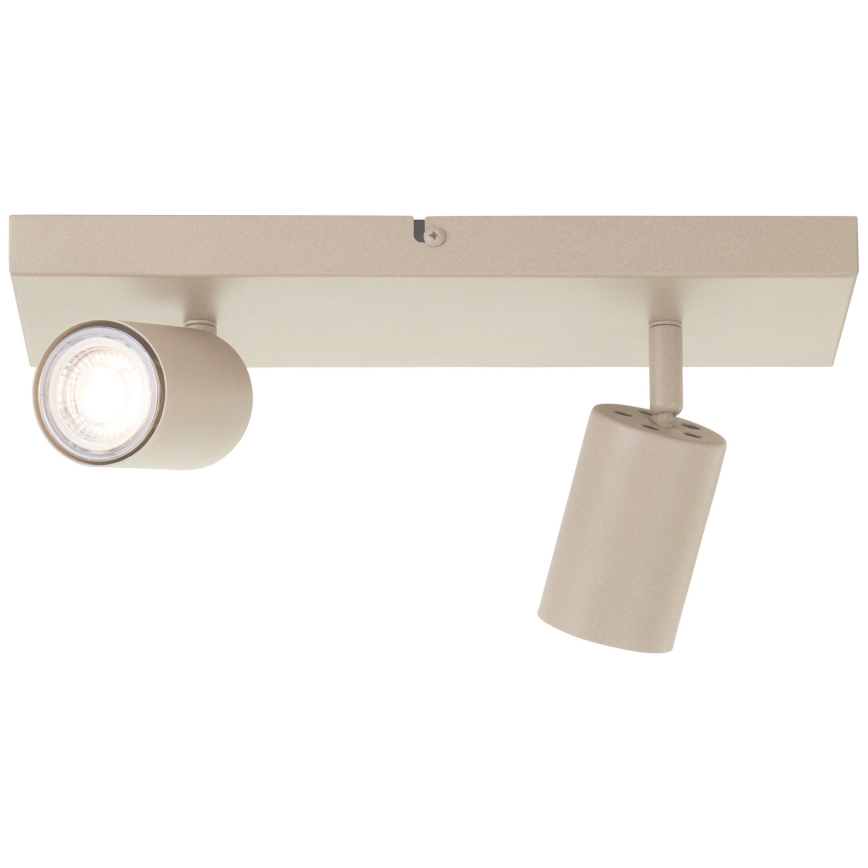 Brilliant - LED Bodové svítidlo JELLO 2xGU10/5W/230V béžová