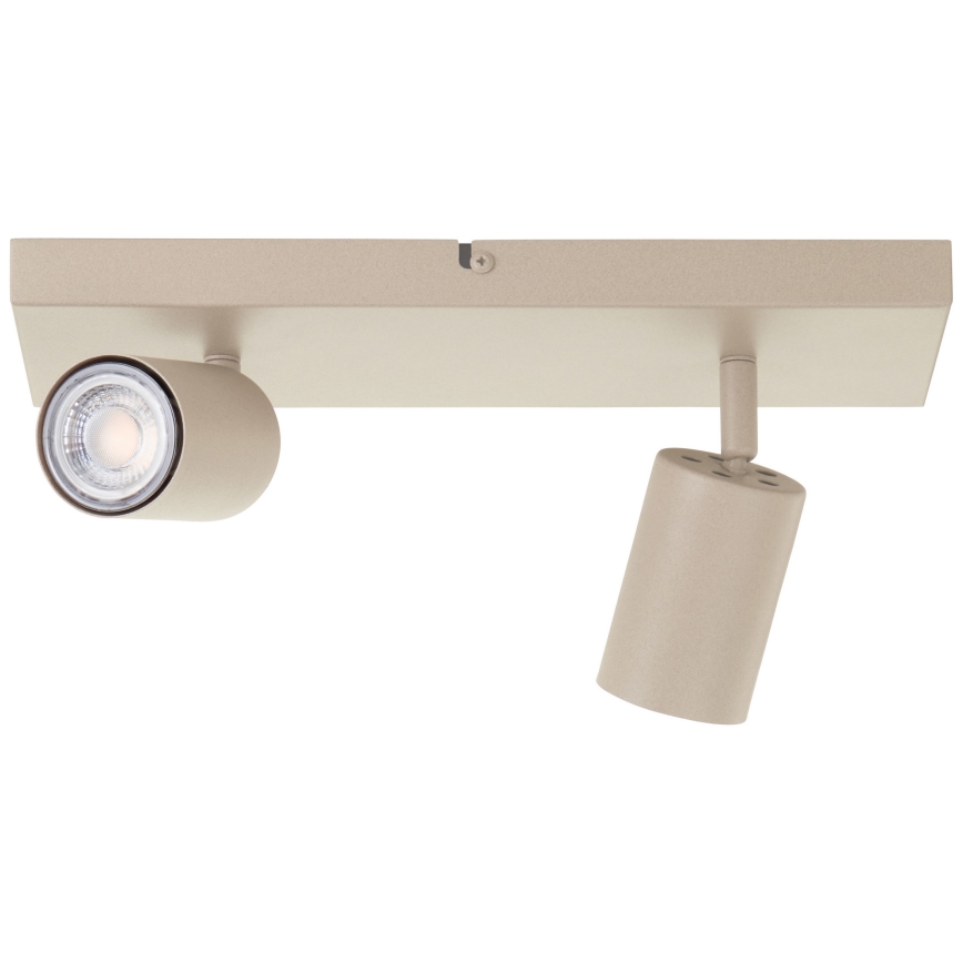 Brilliant - LED Bodové svítidlo JELLO 2xGU10/5W/230V béžová