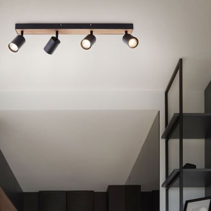 Brilliant - LED Bodové svítidlo JELLO 4xGU10/4,5W/230V borovice - FSC certifikováno