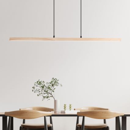 Brilliant - LED Lustr na lanku ARION LED/22W/230V borovice