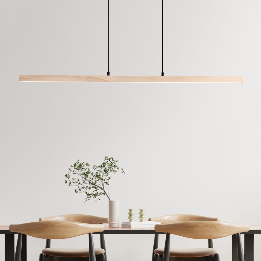 Brilliant - LED Lustr na lanku ARION LED/22W/230V borovice