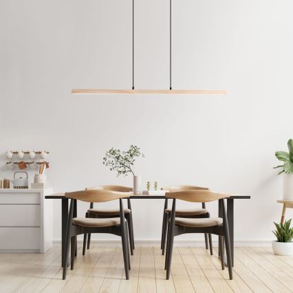 Brilliant - LED Lustr na lanku ARION LED/22W/230V borovice