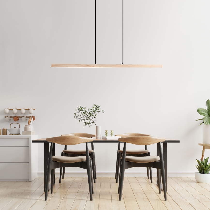 Brilliant - LED Lustr na lanku ARION LED/22W/230V borovice
