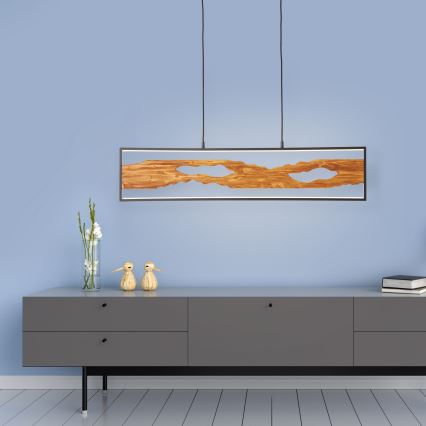 Brilliant - LED Lustr na lanku CHAUMONT LED/20W/230V borovice