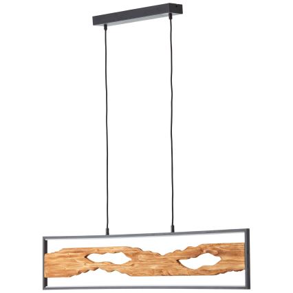 Brilliant - LED Lustr na lanku CHAUMONT LED/20W/230V borovice