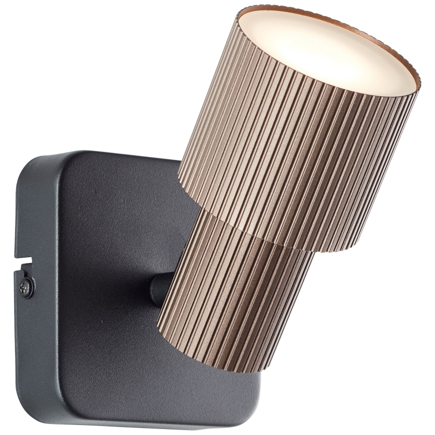 Brilliant - LED Nástěnné bodové svítidlo CADIZ 1xGU10/5W/230V bronzová