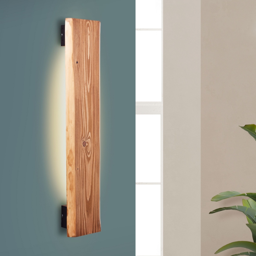 Brilliant - LED Nástěnné svítidlo FEINGOLD LED/8,5W/230V borovice - FSC certifikováno