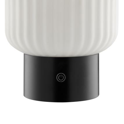 Brilliant - LED RGBW Stmívatelná nabíjecí dotyková venkovní stolní lampa SARASTRO LED/3W/5V 2700K 1800 mAh IP44 bílá
