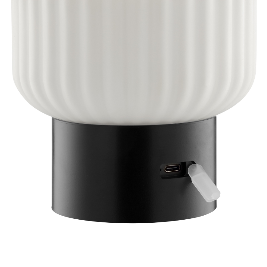 Brilliant - LED RGBW Stmívatelná nabíjecí dotyková venkovní stolní lampa SARASTRO LED/3W/5V 2700K 1800 mAh IP44 bílá