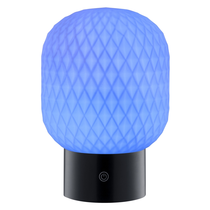 Brilliant - LED RGBW Stmívatelná nabíjecí dotyková venkovní stolní lampa SARASTRO LED/3W/5V 2700K 1800 mAh IP44 bílá