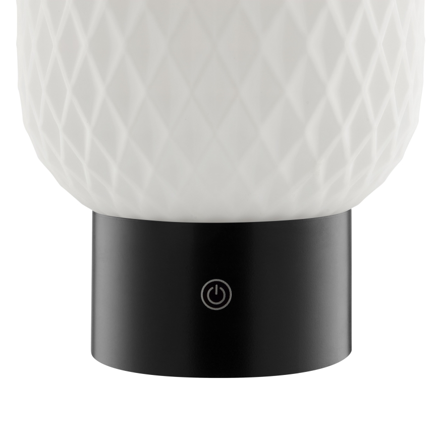 Brilliant - LED RGBW Stmívatelná nabíjecí dotyková venkovní stolní lampa SARASTRO LED/3W/5V 2700K 1800 mAh IP44 bílá