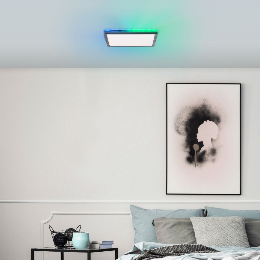 Brilliant - LED RGBW Stmívatelné stropní svítidlo SALTERY LED/20W/230V 3000-6500 + dálkové ovládání