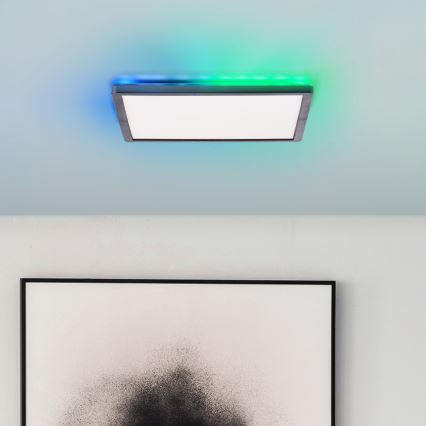 Brilliant - LED RGBW Stmívatelné stropní svítidlo SALTERY LED/20W/230V 3000-6500 + dálkové ovládání
