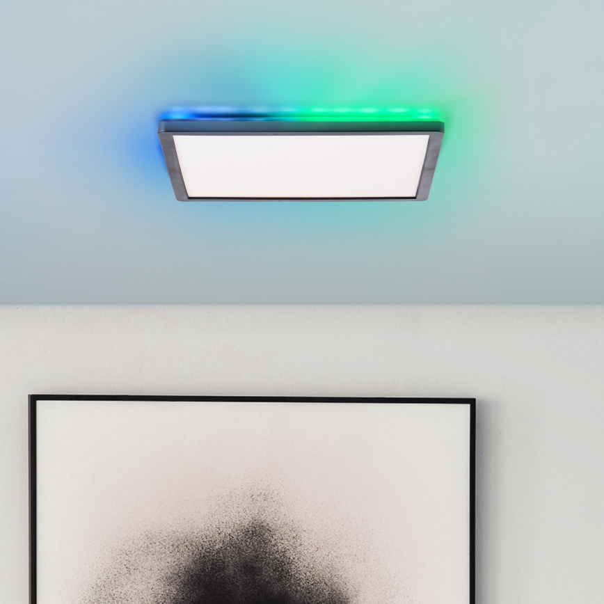 Brilliant - LED RGBW Stmívatelné stropní svítidlo SALTERY LED/20W/230V 3000-6500 + dálkové ovládání