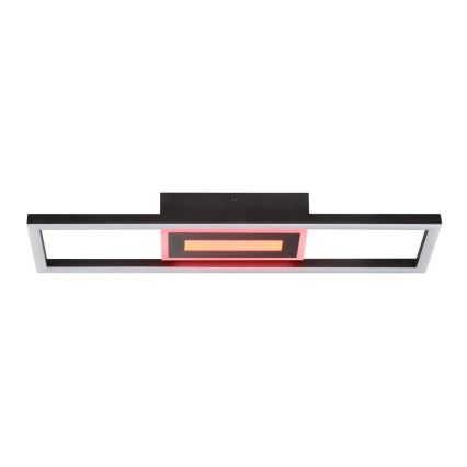 Brilliant - LED RGBW Stmívatelné stropní svítidlo BESSON LED/20W/230V 3000-6500K černá + dálkové ovládání