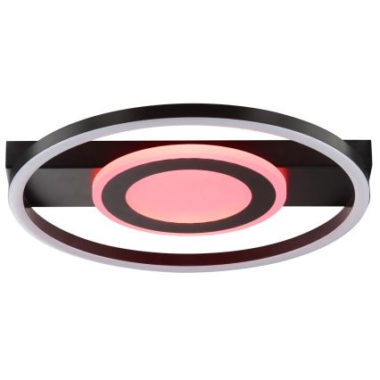 Brilliant - LED RGBW Stmívatelné stropní svítidlo MAUREEN LED/20W/230V 3000-6500K černá + dálkové ovládání