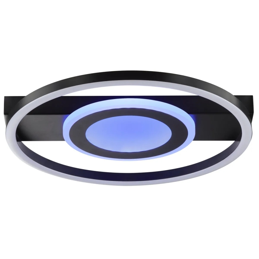 Brilliant - LED RGBW Stmívatelné stropní svítidlo MAUREEN LED/20W/230V 3000-6500K černá + dálkové ovládání