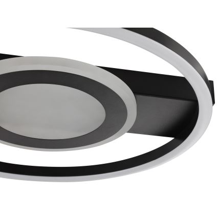 Brilliant - LED RGBW Stmívatelné stropní svítidlo MAUREEN LED/20W/230V 3000-6500K černá + dálkové ovládání