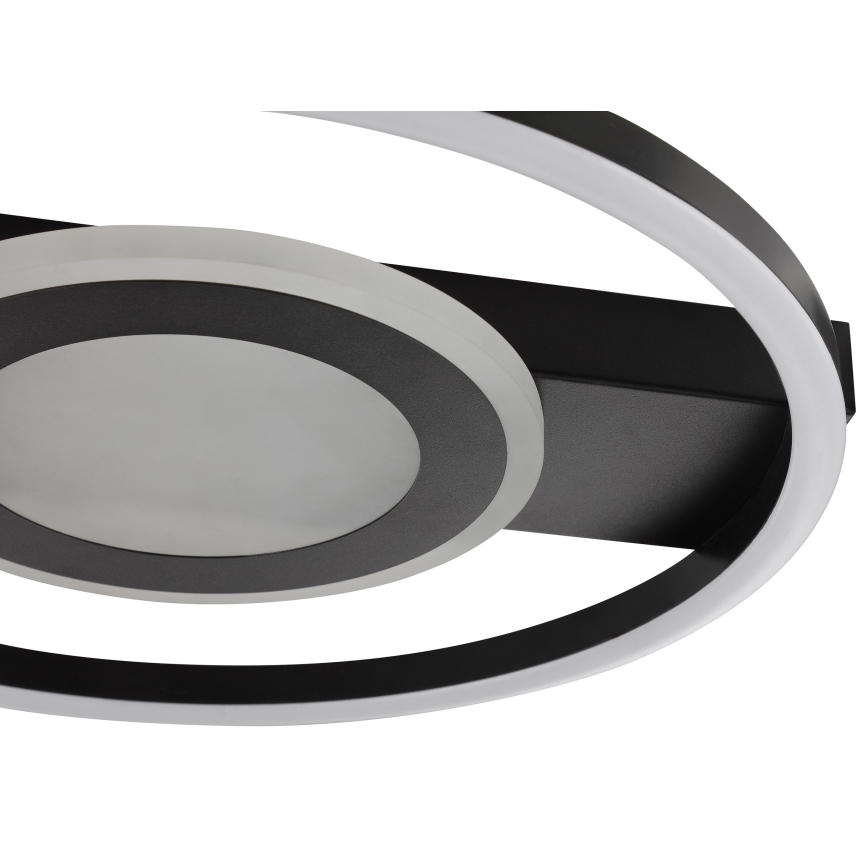 Brilliant - LED RGBW Stmívatelné stropní svítidlo MAUREEN LED/20W/230V 3000-6500K černá + dálkové ovládání