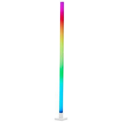 Brilliant - LED RGBW Stmívatelná stojací lampa NEELE LED/6,5W/230V bílá + dálkové ovládání