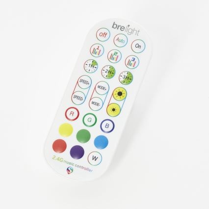 Brilliant - LED RGBW Stmívatelná stojací lampa NEELE LED/6,5W/230V bílá + dálkové ovládání