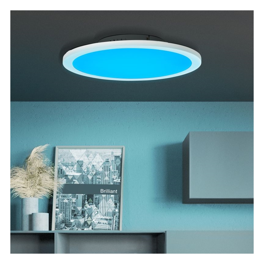 Brilliant - LED RGBW Stmívatelné stropní svítidlo ABIE LED/24W/230V 2700-6500K + dálkové ovládání