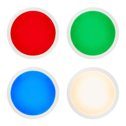 Brilliant - LED RGBW Stmívatelné stropní svítidlo ABIE LED/24W/230V 2700-6500K + dálkové ovládání