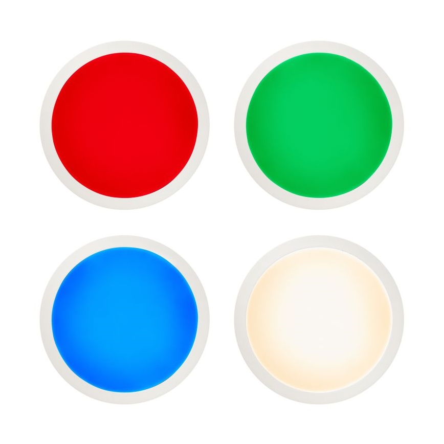Brilliant - LED RGBW Stmívatelné stropní svítidlo ABIE LED/24W/230V 2700-6500K + dálkové ovládání