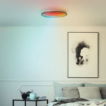Brilliant - LED RGBW Stmívatelné stropní svítidlo HEIDA LED/30W/230V 3000-6500K + dálkové ovládání